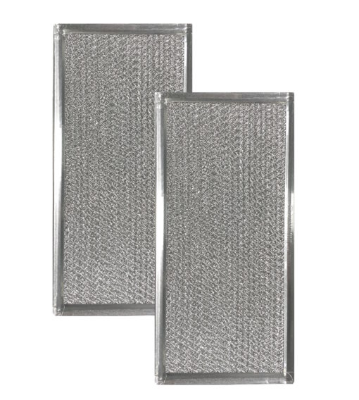 (2 Pack) Microwave Oven Aluminum Mesh Replacement Filters